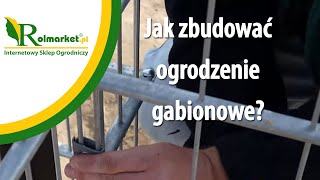 Ogrodzenia gabionowe Gabiony Jak zbudować ogrodzenie gabionowe  Rolmarketpl [upl. by Reinaldo]