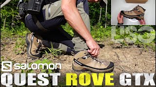 Salomon Quest Rove GTX Review NEW Salomon Backpacking Boots Review [upl. by Otilesoj]