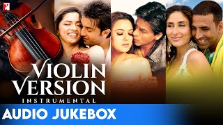 Violin Version  10 Soulful Melodies  Audio Jukebox  Instrumental  Manas Kumar [upl. by Crowley949]