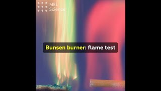 Bunsen burner flame test [upl. by Ikceb]