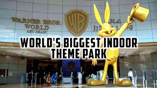 4K WARNER BROS WORLD ABU DHABI Full Rides amp Attractions Theme Park Tour [upl. by Adnylg]