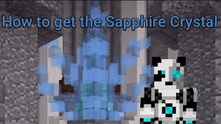 How to Find the Sapphire Crystal hypixel skyblock [upl. by Vacla]