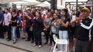 Bruno mars marry you flashmob marriage proposal [upl. by Linnell572]