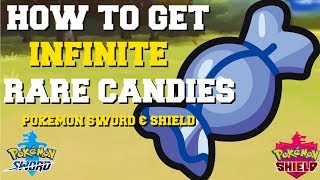 HOW TO GET INFINITE RARE CANDIES IN POKEMON SWORD AND SHIELD BEST METHOD [upl. by Cleveland]