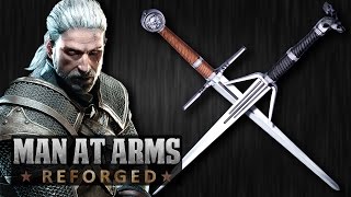 Witcher 3 Silver amp Steel Swords  MAN AT ARMS REFORGED [upl. by Attenra795]