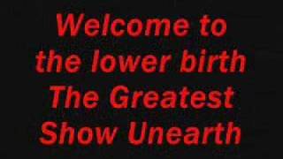 Creature Feature  the greastest show unearthed lyrics [upl. by Nylrak]