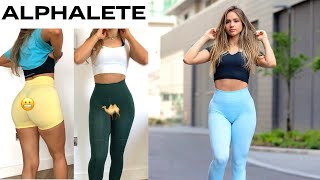 ALPHALETE Tryon Haul 2021  Amplify Leggings Shorts amp More [upl. by Goeger]