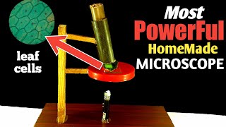 How To Make A Powerful DIY Microscope Thats Easy To Use [upl. by Nananne949]