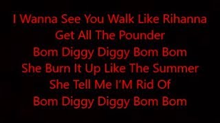 Bom diggy diggy lyrics [upl. by Airam935]