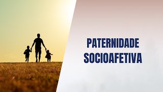 Paternidade socioafetiva [upl. by Pinchas172]