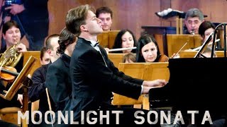 Beethoven  Moonlight Sonata  Piano amp Orchestra [upl. by Jacobine]