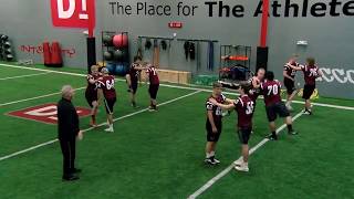 Offensive Line Drills  The Hip Drill [upl. by Nobile]