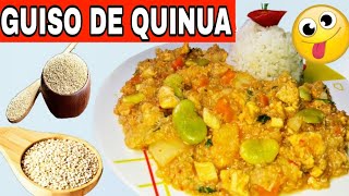 GUISO DE QUINUA CON POLLO Receta Peruana NUTRITIVA y DELÍCIOSA 😋 [upl. by Haisi]