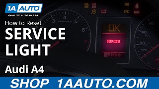 How to Reset Service Light 0409 Audi A4 [upl. by Bahner]