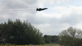 F35 quick climb from RAF Lakenheath [upl. by Gavrielle250]