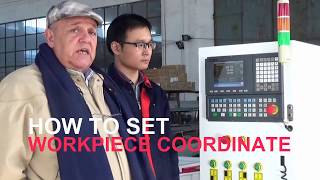 Workpiece Coordinate Setting Guide  Syntec Control System ATC CNC Router [upl. by Nonnahsed]