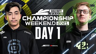 Call Of Duty League 2021 Season  Championship Weekend  Day 1 [upl. by Gae]