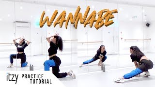 PRACTICE ITZY  WANNABE  FULL Dance Tutorial  SLOWED  MIRRORED [upl. by Anik]