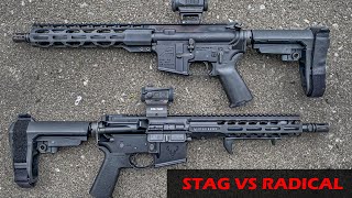 Stag Arms vs Radical Firearms  AR 556 Pistols Compare [upl. by Macfadyn]