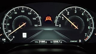 Frontal Collision Warning With City Mitigation  BMW HowTo [upl. by Tolmann87]