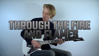 DragonForce  Through The Fire And Flames  Frederik Bang Guitar Cover [upl. by Oremar]