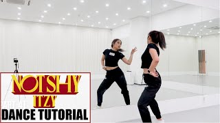 ITZY “Not Shy” Lisa Rhee Dance Tutorial [upl. by Oznecniv]