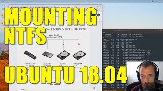 How to Mount a NTFS Drive on Ubuntu 1804 [upl. by Walling]