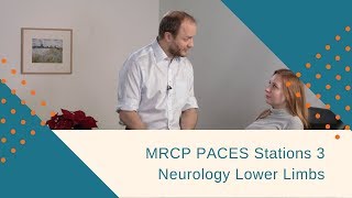 MRCP PACES Station 3 Neurology section Lower Limbs [upl. by Nanam]