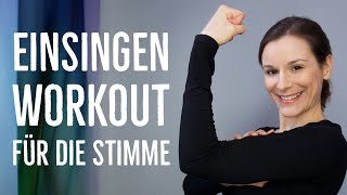 Einsingen  Stimme warmsingen mit Energie  schwungvolle Einsingübungen  singdude [upl. by Anali]