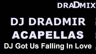 Usher feat Pitbull  Dj Got Us Falling In Love Studio Acapella [upl. by Ilsa]