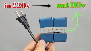 i make Convert 220v to 110v  no transformer [upl. by Floria]