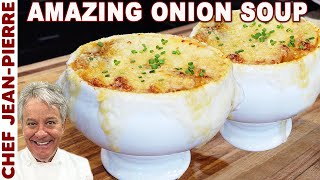 Classic French Onion Onyo Soup  Chef JeanPierre [upl. by Sella]