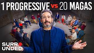 20 Trump Supporters Take on 1 Progressive feat Sam Seder  Surrounded [upl. by Marj]