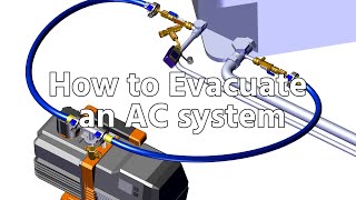 How to Evacuate an AC system Full Vacuum Procedure [upl. by Katt]