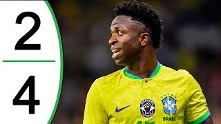 Brazil vs Senegal Highlights Sadio Mane Stuns Selecao in Shock Victory [upl. by Ardua]