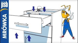 Jak wyjąć i regulować szufladę z prowadnicą DefraPlatinium timing [upl. by Anehsuc]