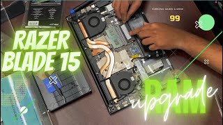 How to upgrade RAM and ADD a ssd to RAZER BLADE 15 20202021in 10 mins [upl. by Monagan659]