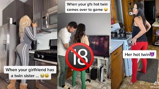 When Your Girlfriend has a Hot Twin Sister 🍑  The best Tiktok Twin Sisters Prank  Prank Boyfriend [upl. by Durwood929]