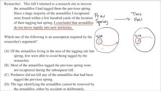 Necessary assumption  Logical reasoning  LSAT  Khan Academy [upl. by Vaios]