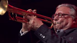 Arturo Sandoval plays FUNKY CHACHA at CancerBlows 2015 [upl. by Ahseyk]