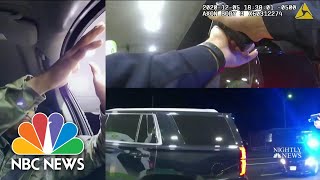 Shocking Footage Shows Army Lt PepperSprayed During Traffic Stop  NBC Nightly News [upl. by Skurnik]