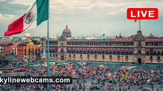 🔴 Live Webcam from Mexico City  Live from the Zocalo Square [upl. by Berton]