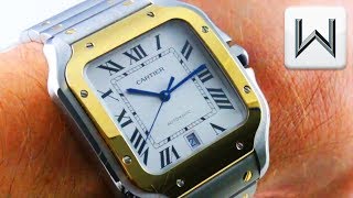 2018 Cartier Santos Large SMARTLINK  QuickSwitch Santos De Cartier W2SA0006 Luxury Watch Review [upl. by Christiana]