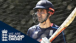 Train Like England Cook Malan and Stoneman In The Nets  The Ashes 201718 [upl. by Rebna129]