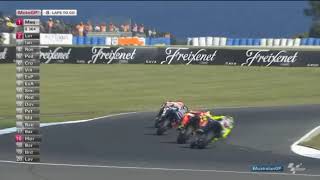 Valentino Rossi furibondo con Marc Marquez  Philip Island 2015 [upl. by Coryden]