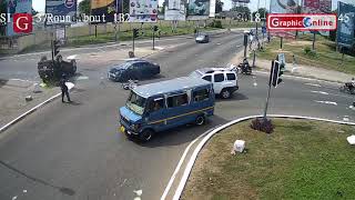 Some road accidents captured by CCTV on Ghana roads [upl. by Sedda944]