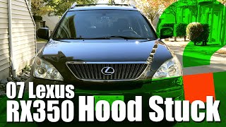 Lexus RX350 Hood Stuck [upl. by Felita328]