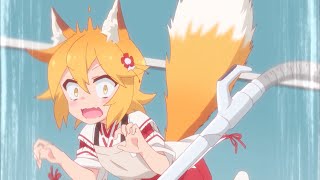 Senko vs the Vacuum  The Helpful Fox Senkosan SimulDub Clip [upl. by Ennaitak]