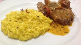 Risotto alla Milanese con Ossobuco [upl. by Miche]