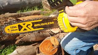 Dewalt Cordless Chainsaw 18v 12 inch 30cm 300mm DCM565N [upl. by Nabru]